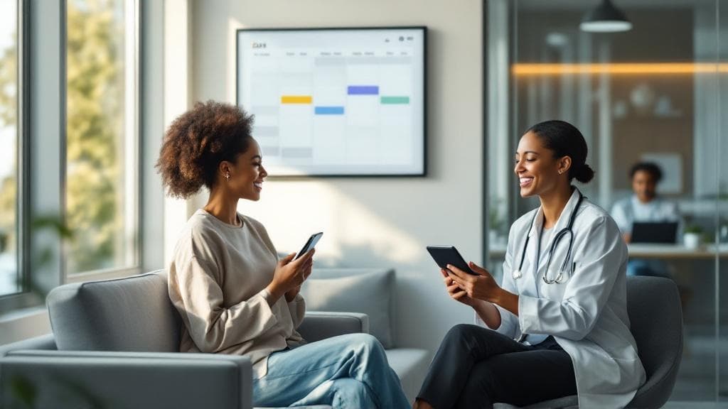 Clinic team using ClinicSyncer to manage appointments